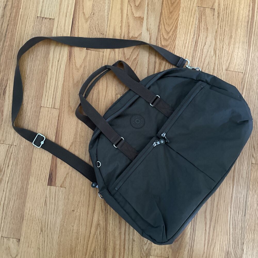Kipling Women's Syro Crossbody Nylon Handbag Slate Grey